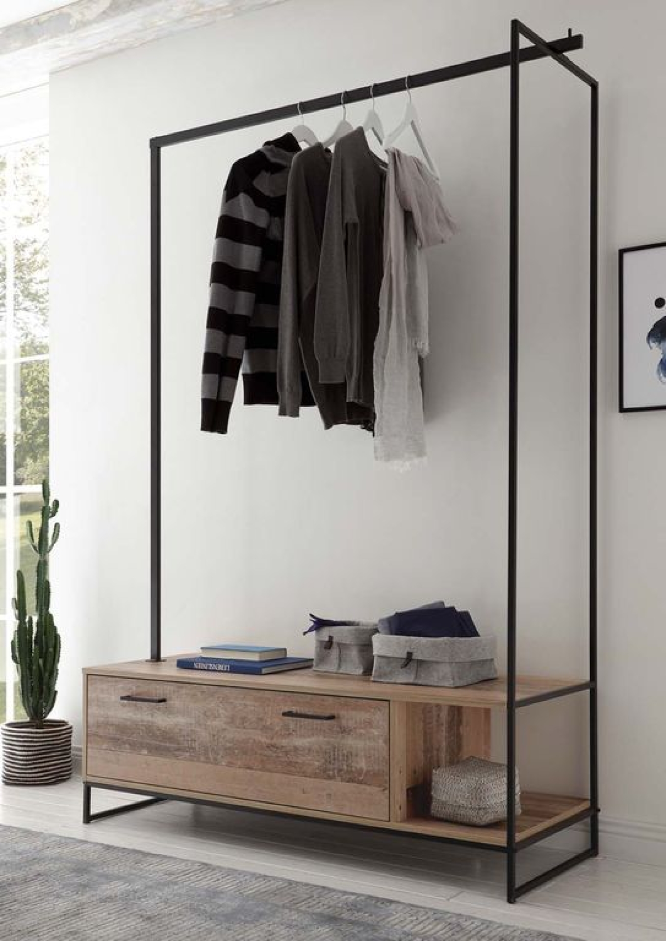 Garderobe »Roof« Used Look Vintage Industrial